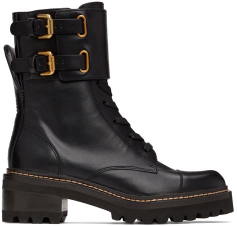 see by chloe black boots|see by chloe boots women.